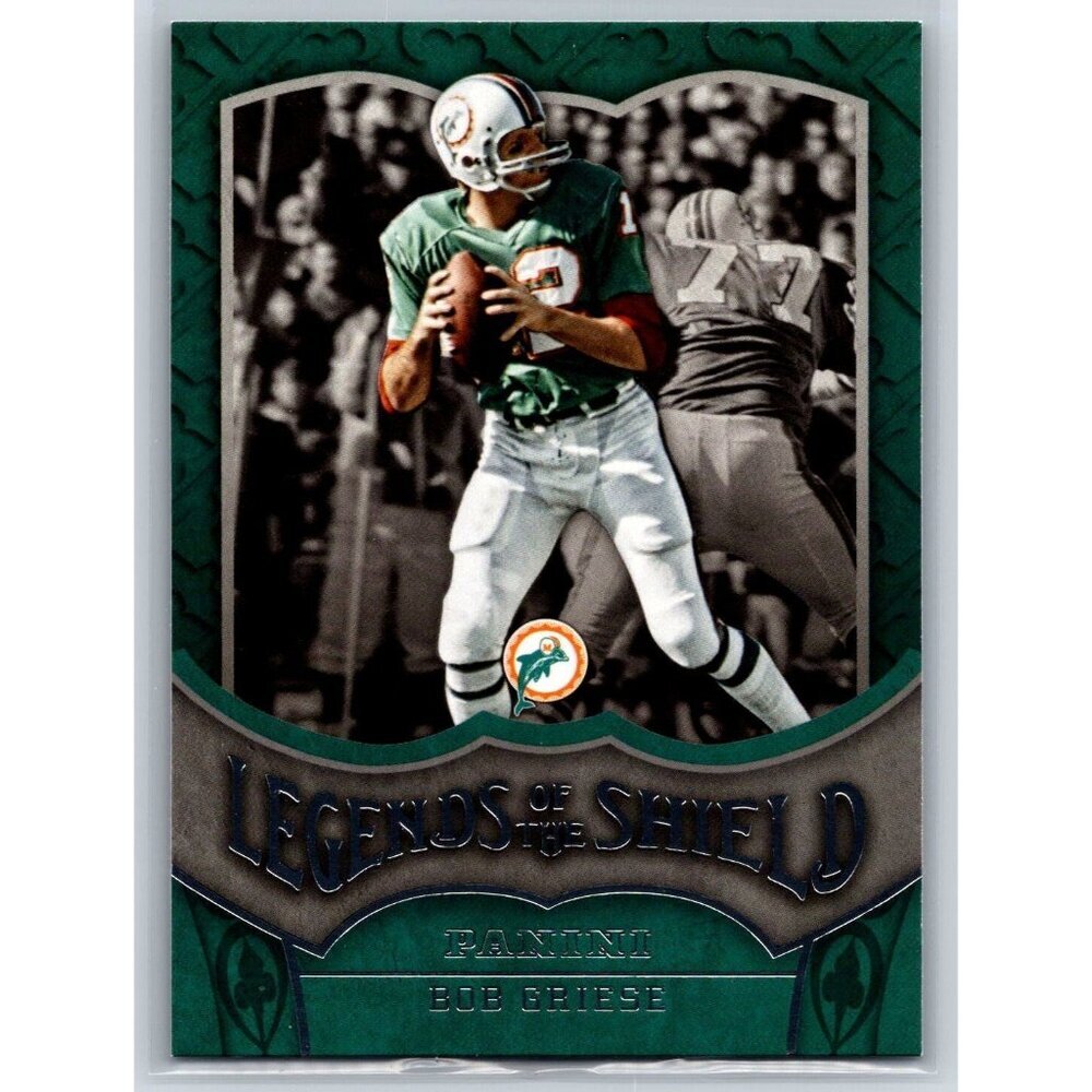 2016 Panini Bob Griese Legends of the Shield Insert Miami Dolphins #5